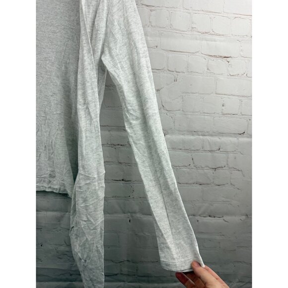 ESprit Cardigan Womens Size Medium Gray Open Front Thin Asymmetrical Casual - Picture 4 of 5